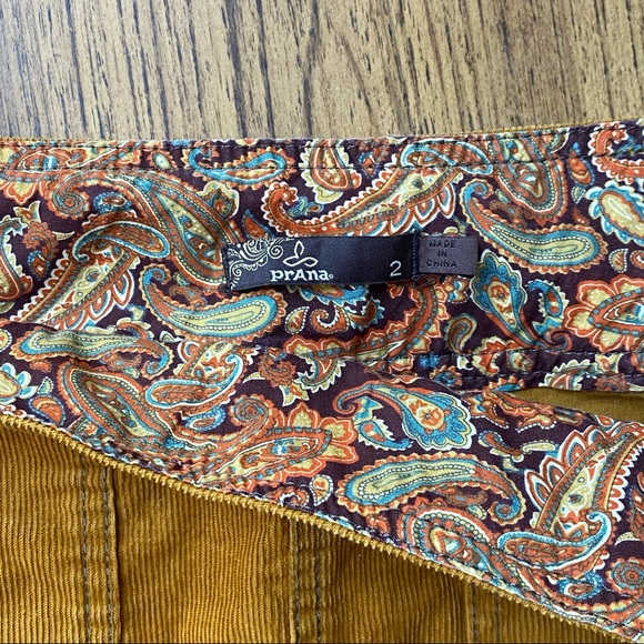 Prana Yellow Canyon Miniskirt - Picture 4 of 5